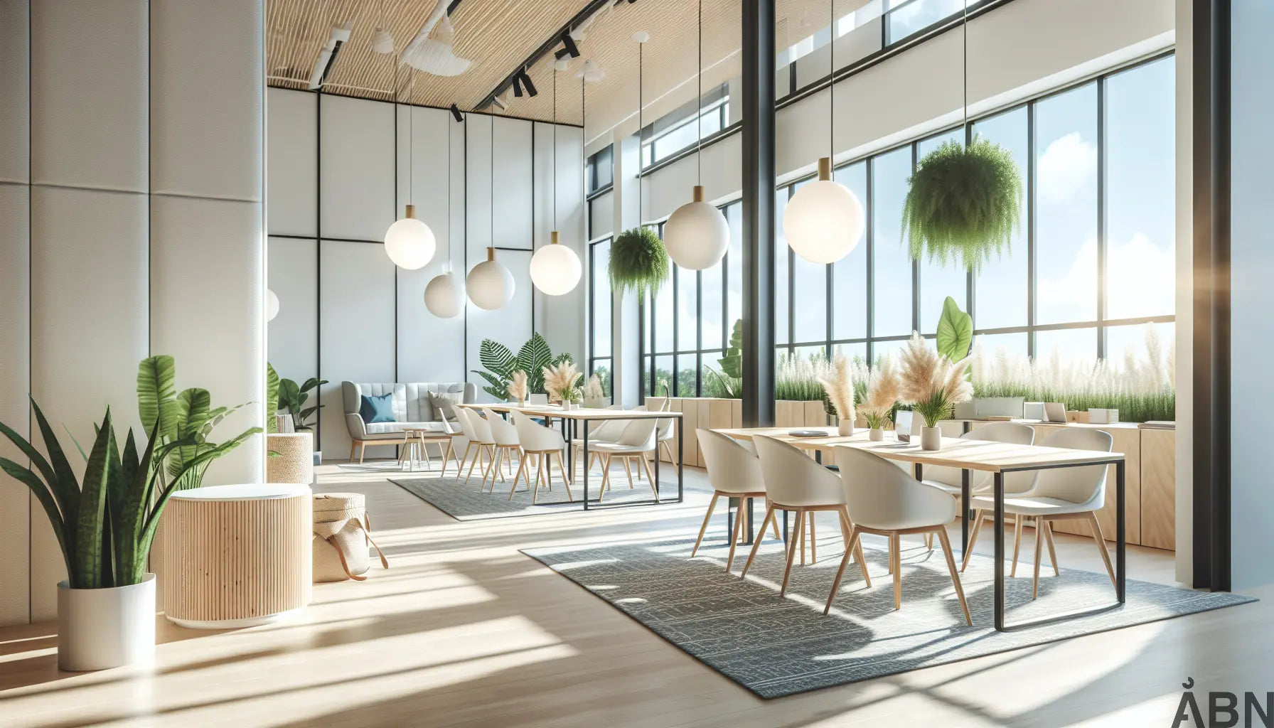 Use furniture and textiles to reduce noise.